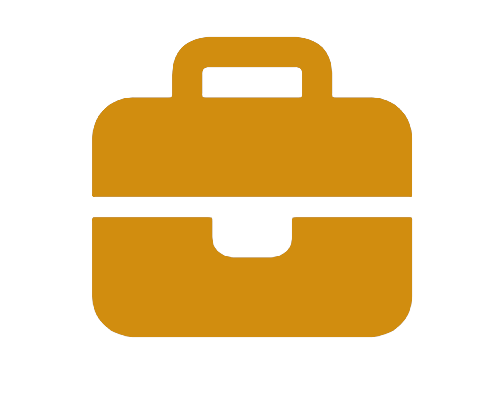 business/briefcase icon yellow