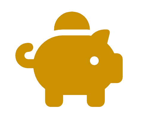 Piggy Bank icon - bank financing