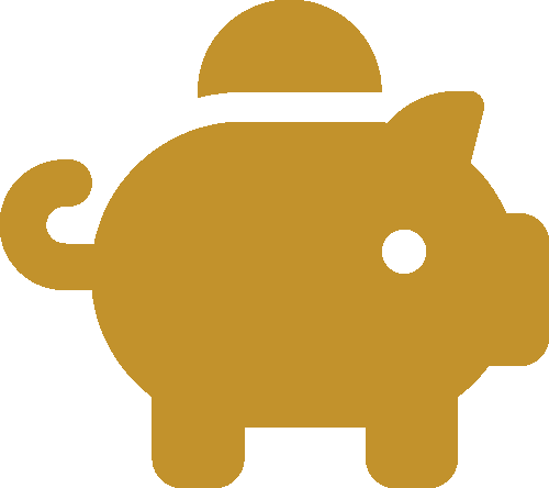 piggy bank icon - bank financing